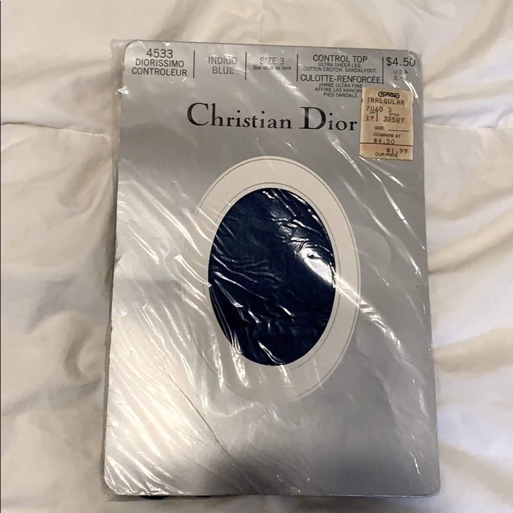NWT. Authentic Vintage Christian Dior Pantyhose